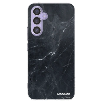 Picasee silikonový průhledný obal pro Samsung Galaxy A54 5G A546B - Black marble