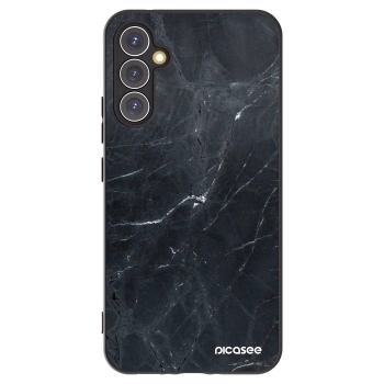 Picasee silikonový černý obal pro Samsung Galaxy A34 5G A346B - Black marble