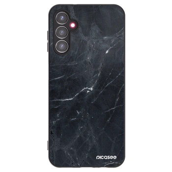Picasee silikonový černý obal pro Samsung Galaxy A14 4G A145R - Black marble