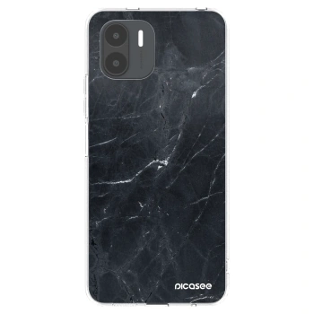 Picasee silikonový průhledný obal pro Xiaomi Redmi A2 - Black marble