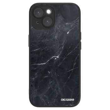 Picasee ULTIMATE CASE MagSafe pro Apple iPhone 15 - Black marble