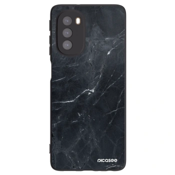 Obal pro Motorola Moto G51 - Black marble