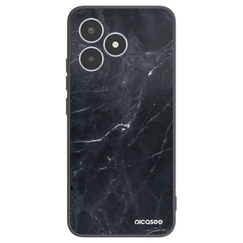 Picasee silikonový černý obal pro Realme C53 - Black marble