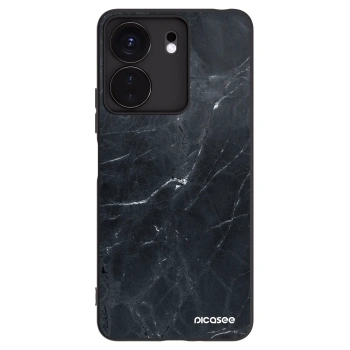 Picasee silikonový černý obal pro Xiaomi Redmi 13C 4G - Black marble