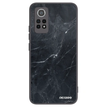 Picasee silikonový černý obal pro Xiaomi Redmi Note 12 Pro 4G - Black marble