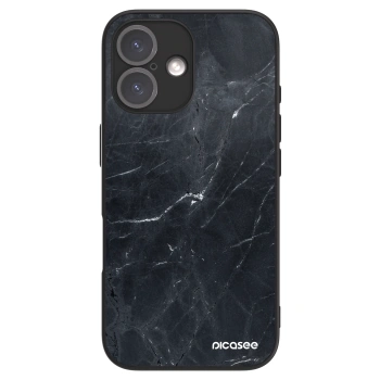 Picasee ULTIMATE CASE pro Apple iPhone 16 - Black marble
