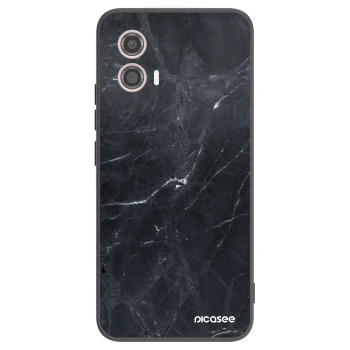 Obal pro Motorola Moto G53 5G - Black marble