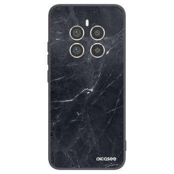 Picasee silikonový černý obal pro Realme 12 Pro 5G - Black marble