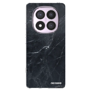 Picasee silikonový průhledný obal pro Xiaomi Redmi Note 14 Pro 5G - Black marble