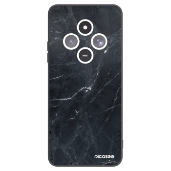 Picasee silikonový černý obal pro Xiaomi Redmi 14C - Black marble