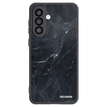 Picasee silikonový černý obal pro Samsung Galaxy A26 5G A266B - Black marble