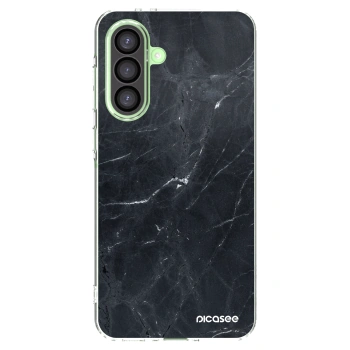 Picasee silikonový průhledný obal pro Samsung Galaxy A26 5G A266B - Black marble