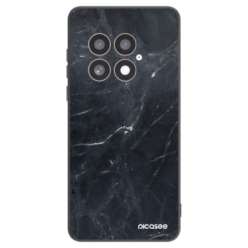 Picasee silikonový černý obal pro OnePlus 13 5G - Black marble