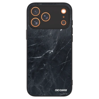 Picasee ULTIMATE CASE pro Apple iPhone 17 Pro Max - Black marble