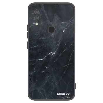 Picasee silikonový černý obal pro Xiaomi Redmi 7 - Black marble