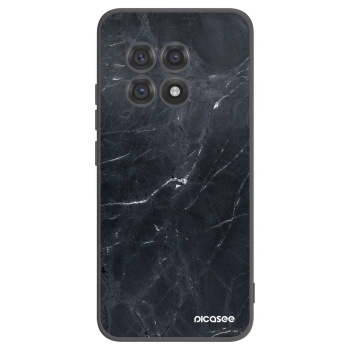 Picasee silikonový černý obal pro OnePlus 13R 5G - Black marble