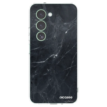 Picasee silikonový průhledný obal pro Xiaomi Redmi 15 5G - Black marble