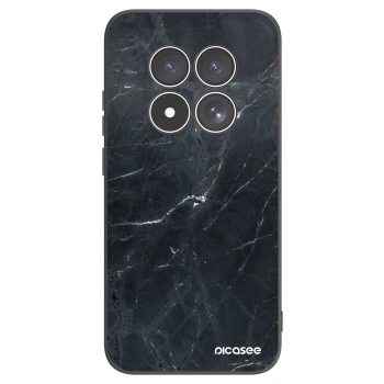 Picasee silikonový černý obal pro Xiaomi Redmi Note 15 Pro 4G - Black marble