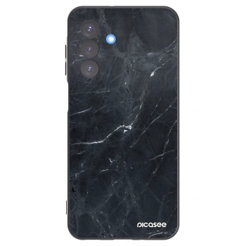 Picasee silikonový černý obal pro Samsung Galaxy A17 5G - Black marble