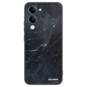 Picasee silikonový černý obal pro Vivo Y29s 5G - Black marble