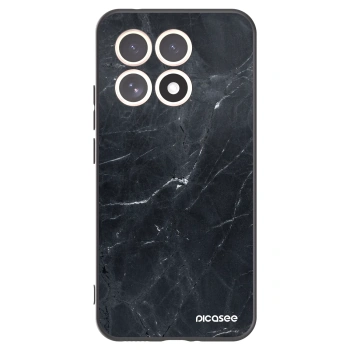 Picasee silikonový černý obal pro Xiaomi 15T - Black marble