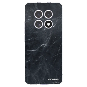 Picasee silikonový průhledný obal pro Xiaomi Redmi Note 15 - Black marble
