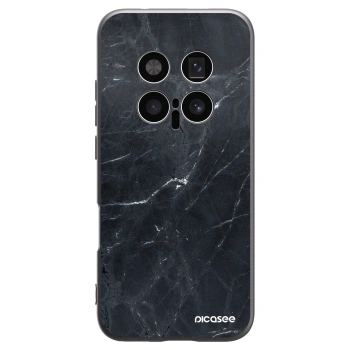 Picasee silikonový černý obal pro Honor Magic8 Pro 5G - Black marble