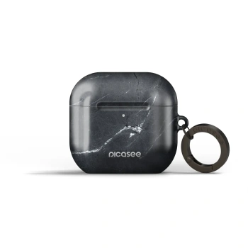 Obal pro Apple AirPods 4 - Black marble