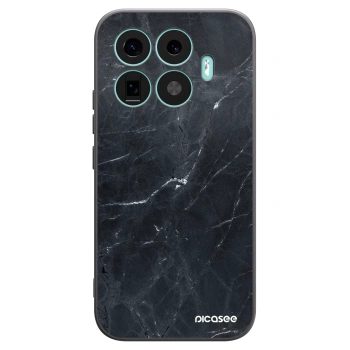 Picasee silikonový černý obal pro Xiaomi 17T - Black marble