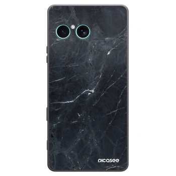 Picasee silikonový černý obal pro Sony Xperia 10 VII - Black marble