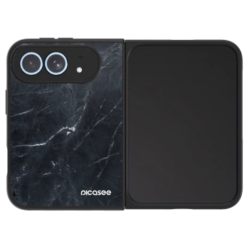 Obal pro Apple iPhone Duo - Black marble
