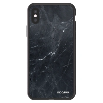 Picasee ULTIMATE CASE pro Apple iPhone X/XS - Black marble