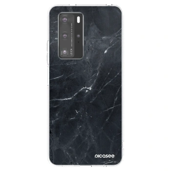 Obal pro Huawei P40 Pro - Black marble