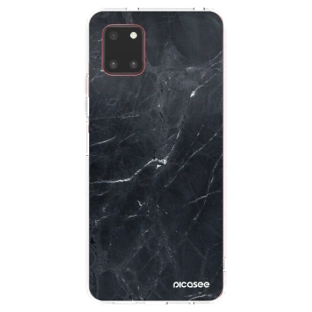Picasee silikonový průhledný obal pro Samsung Galaxy Note 10 Lite N770F - Black marble