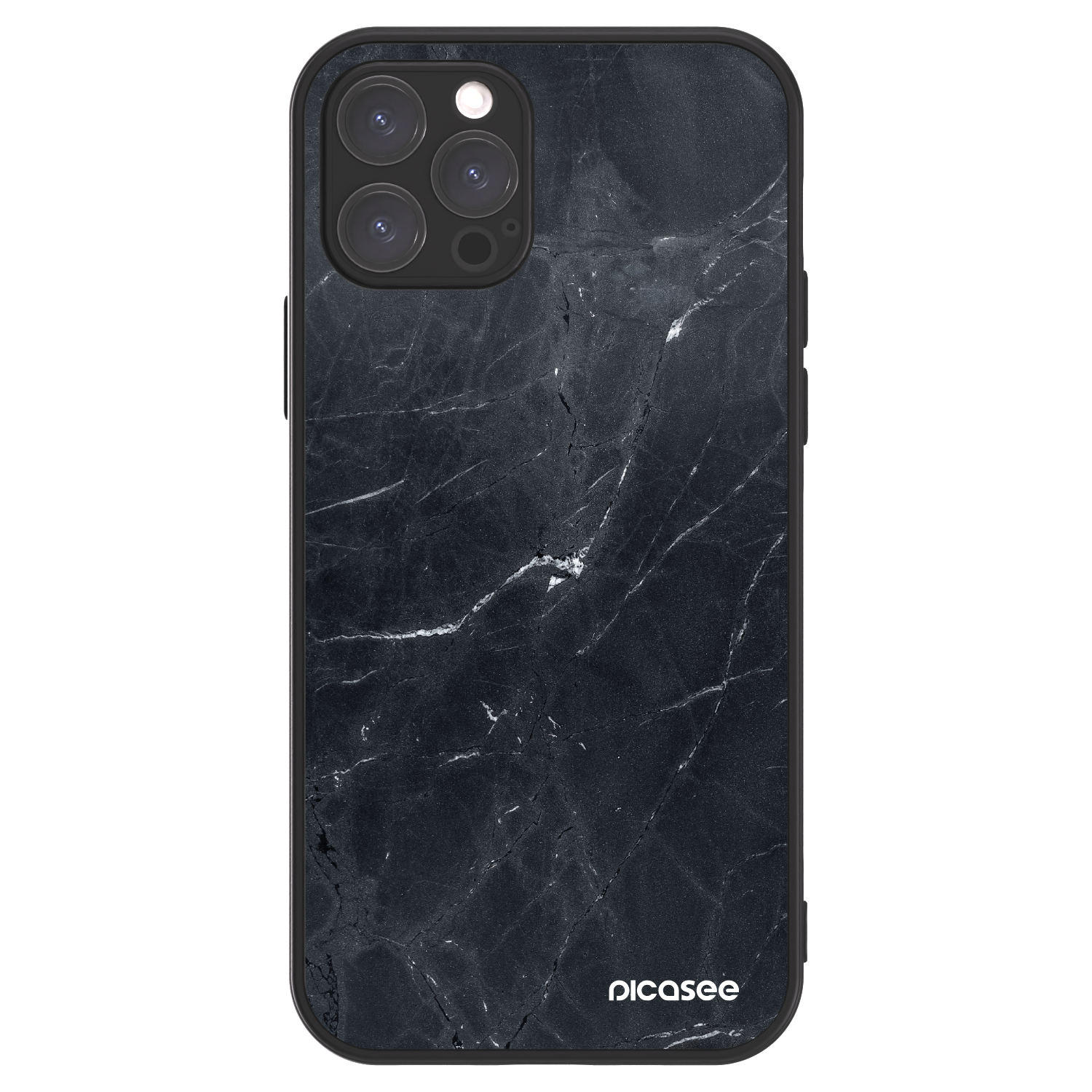 Picasee ULTIMATE CASE pro Apple iPhone 12 Pro - Black marble
