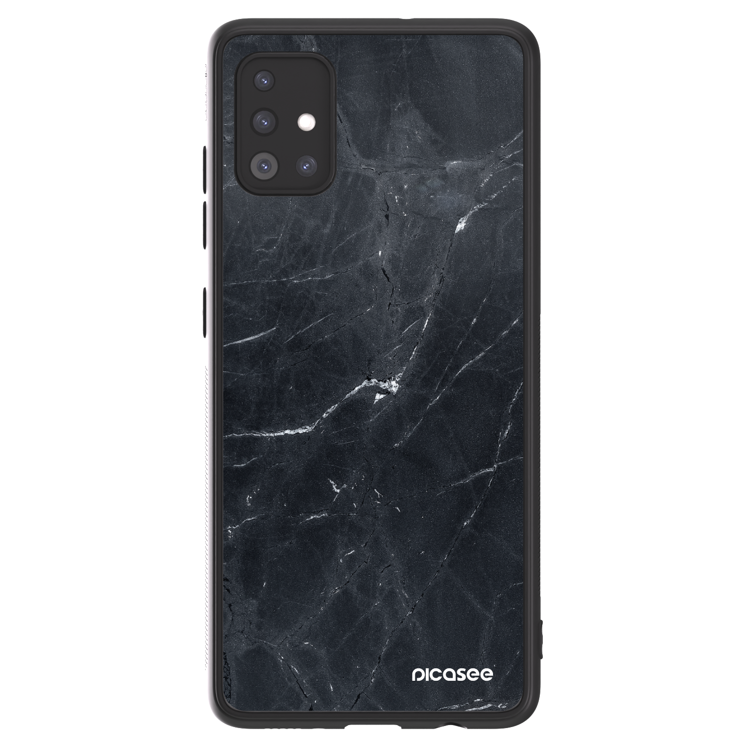 Picasee ULTIMATE CASE pro Samsung Galaxy A51 A515F - Black marble