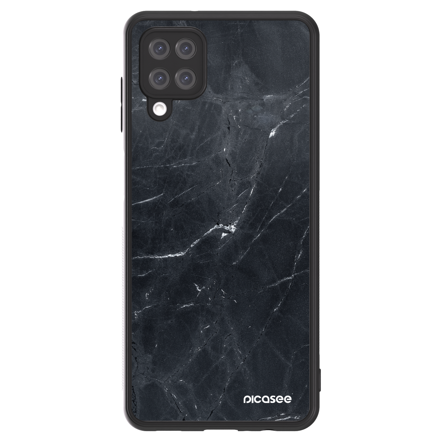 Picasee ULTIMATE CASE pro Samsung Galaxy A12 A125F - Black marble