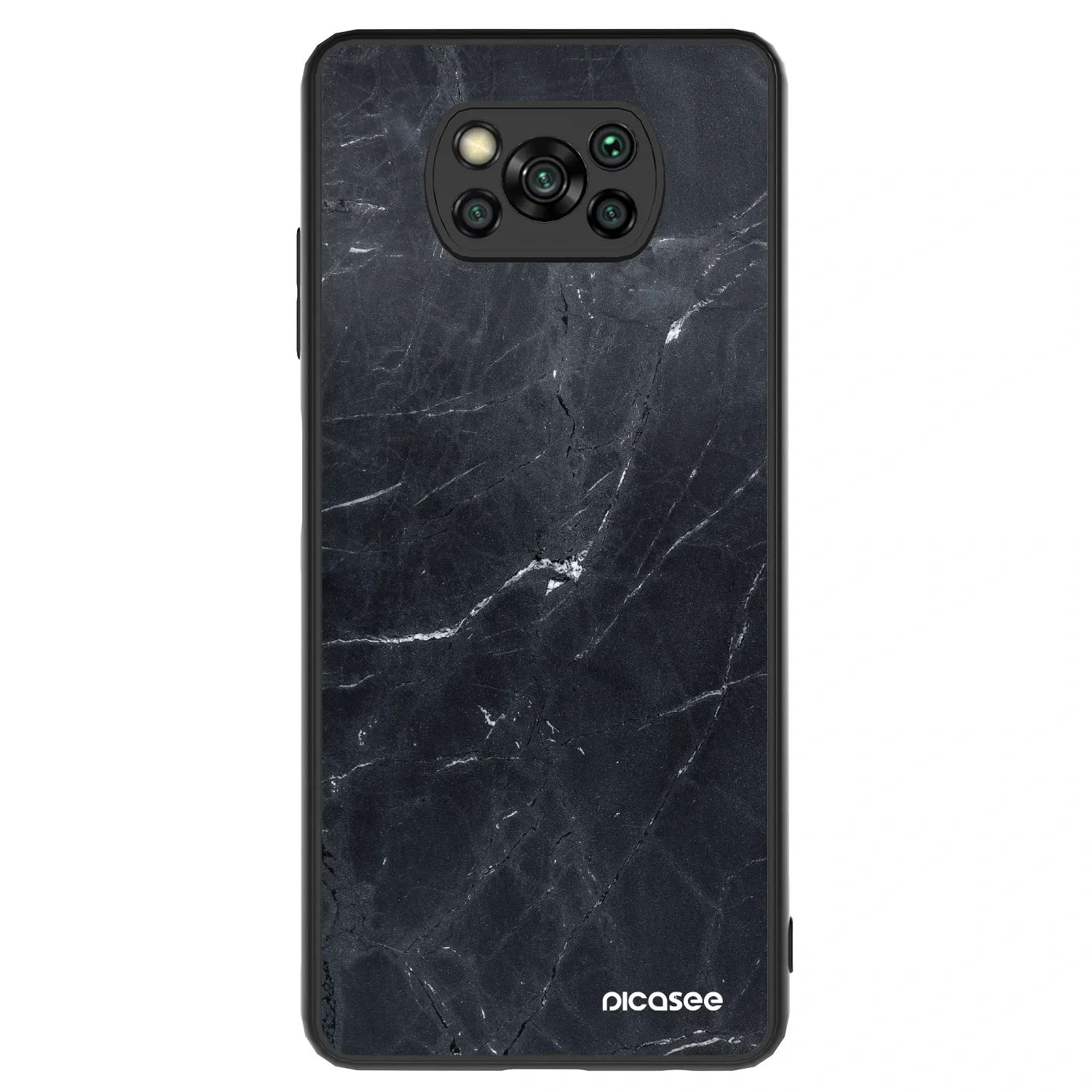 Picasee ULTIMATE CASE pro Xiaomi Poco X3 - Black marble