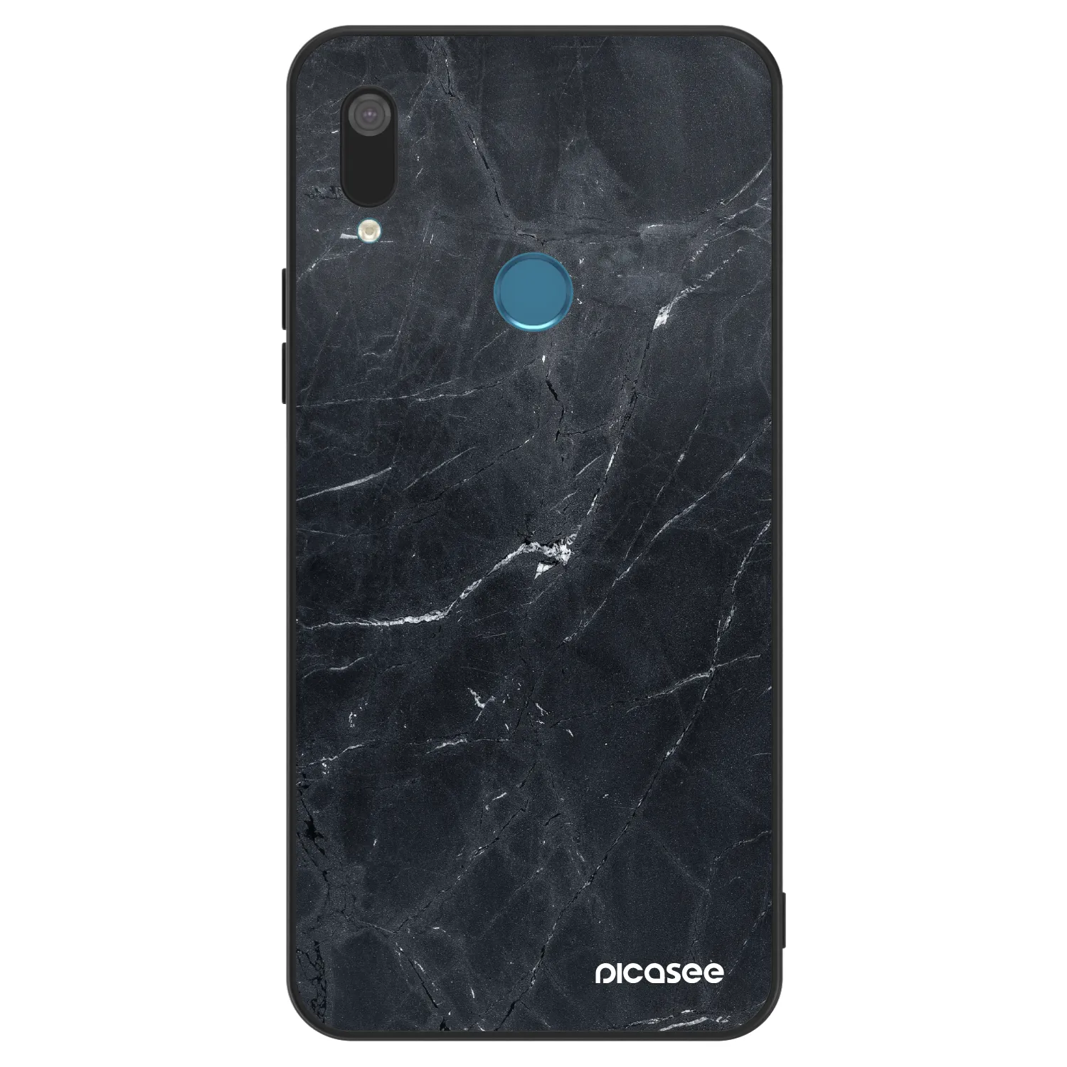 Picasee ULTIMATE CASE pro Huawei Y7 2019 - Black marble