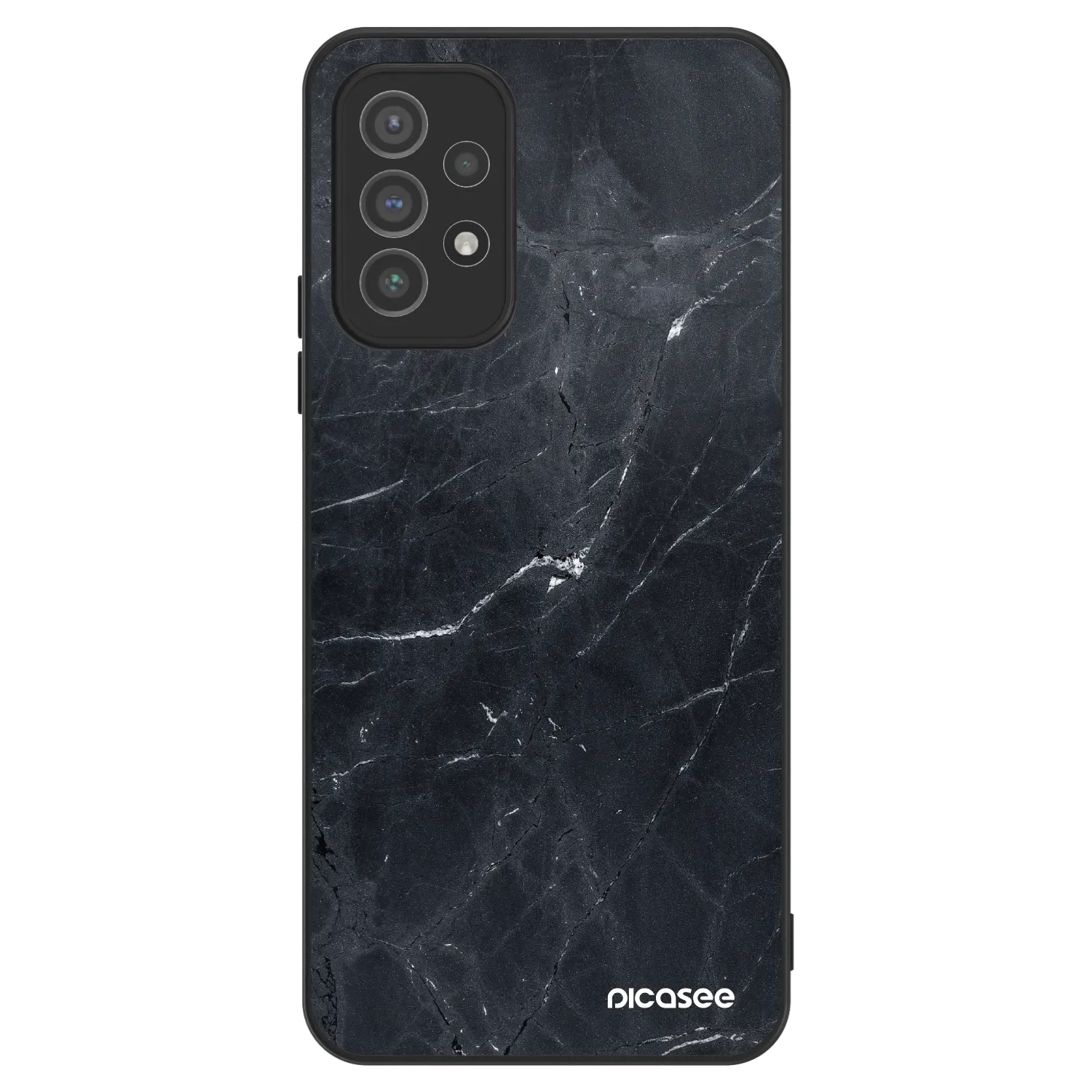 Picasee ULTIMATE CASE pro Samsung Galaxy A72 A725F - Black marble