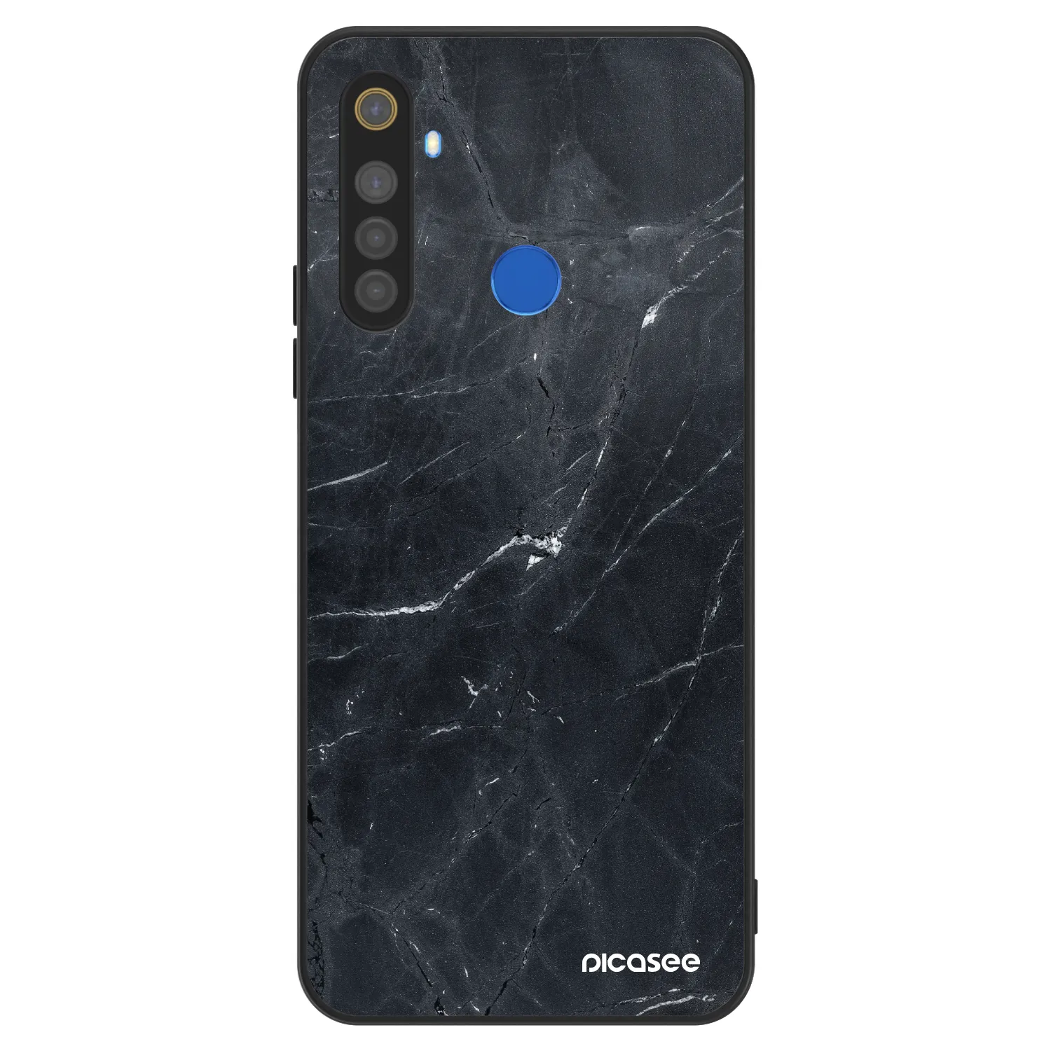 Picasee ULTIMATE CASE pro Realme 5 - Black marble