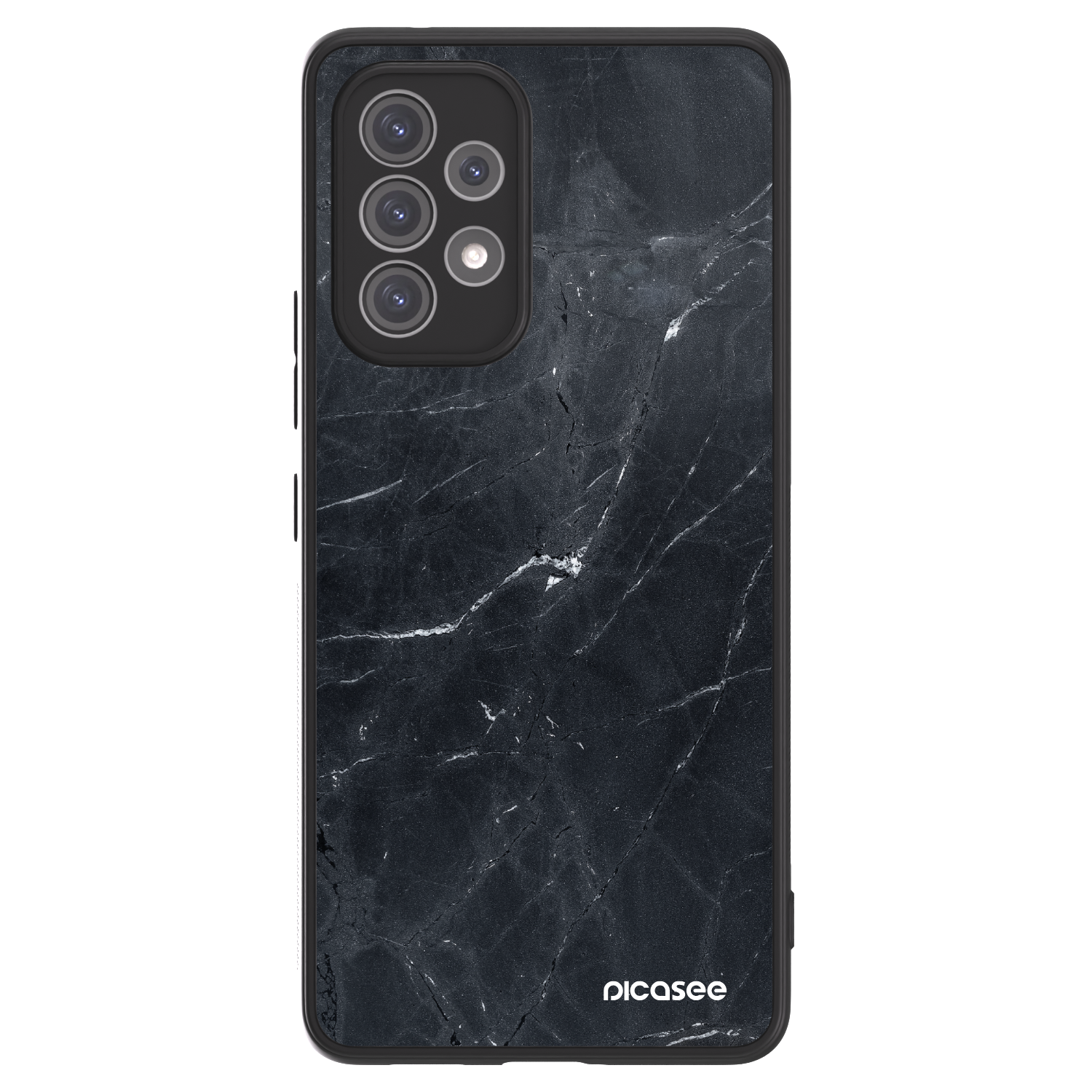 Picasee ULTIMATE CASE pro Samsung Galaxy A52s 5G A528B - Black marble