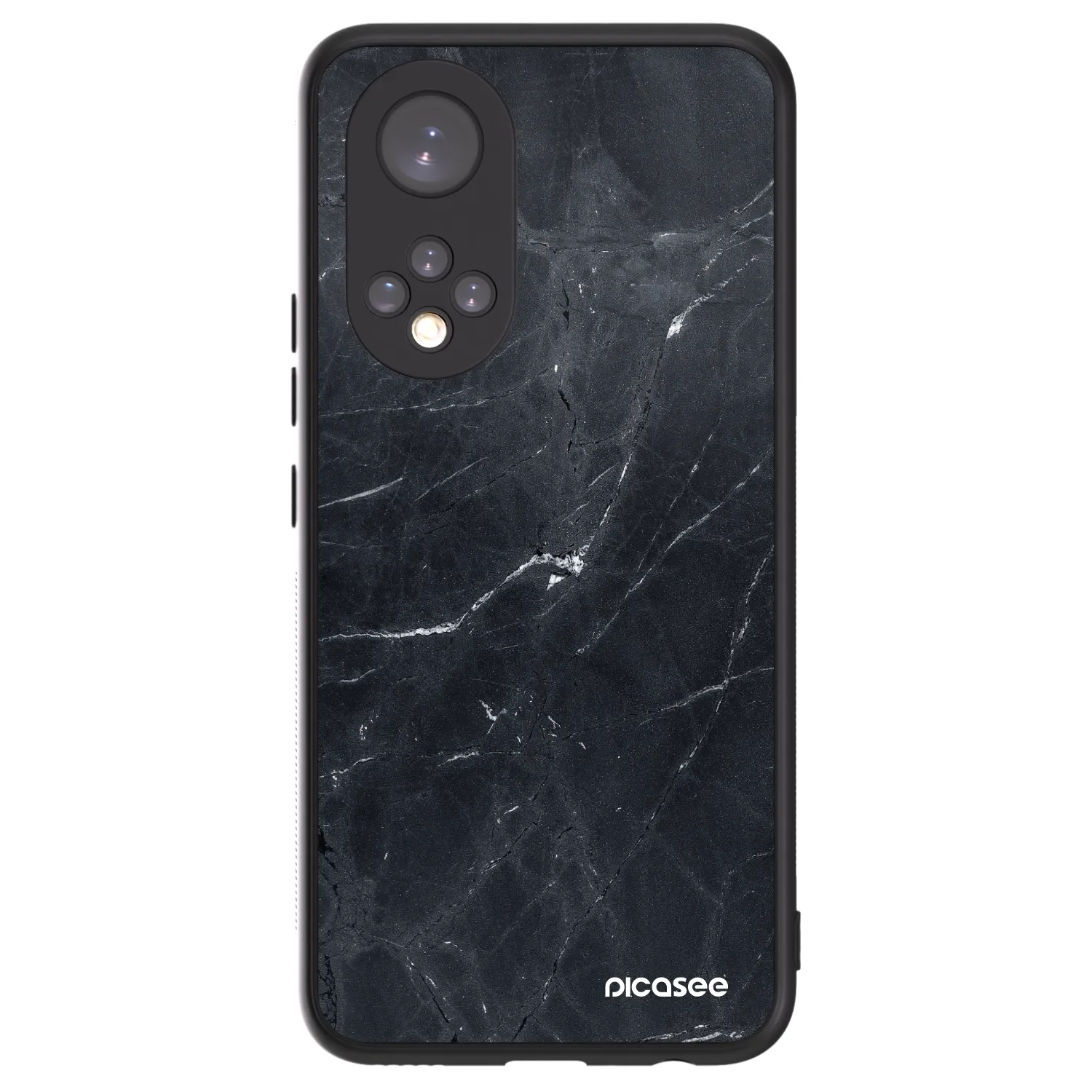 Picasee ULTIMATE CASE pro Honor 50 5G - Black marble