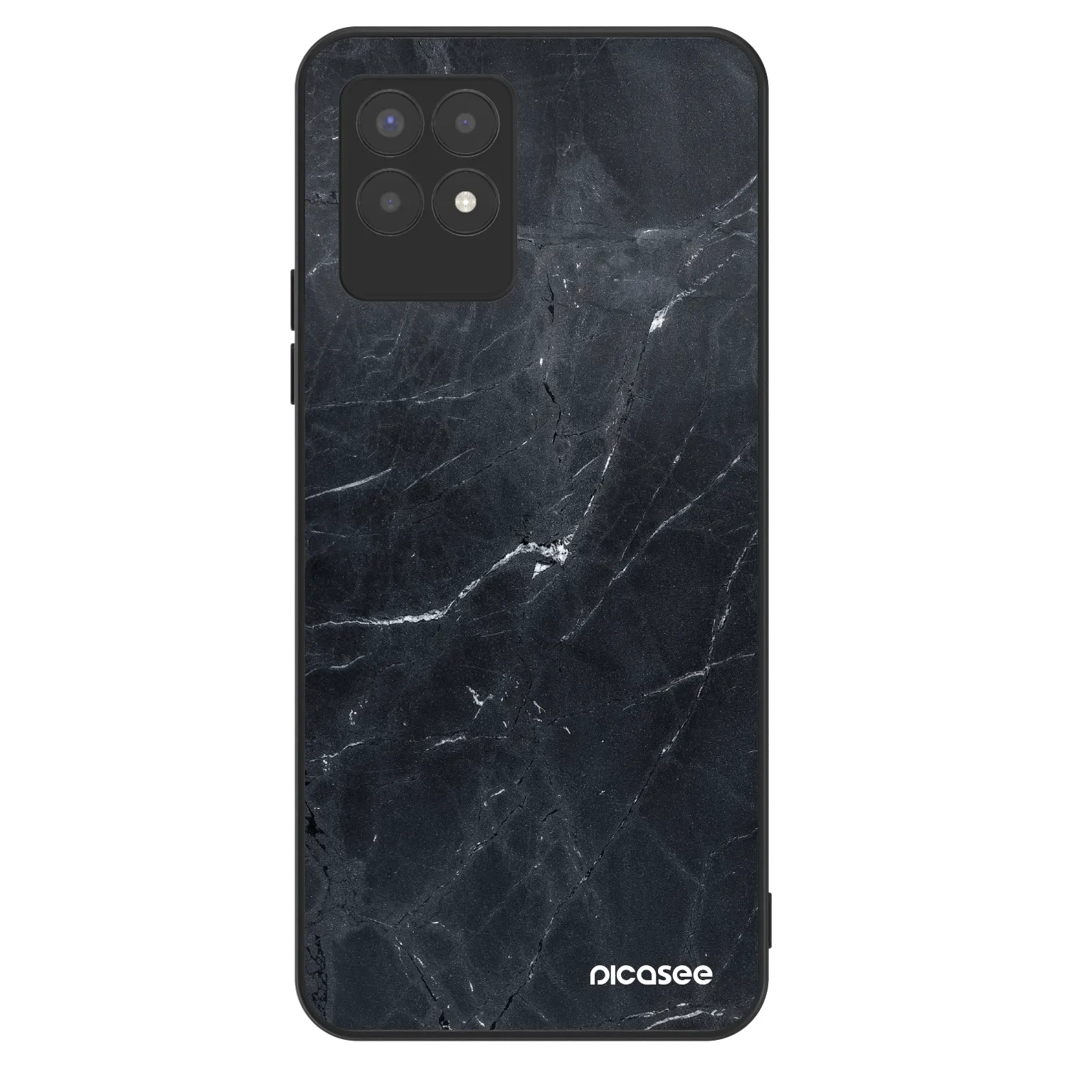 Picasee ULTIMATE CASE pro Realme 8i - Black marble