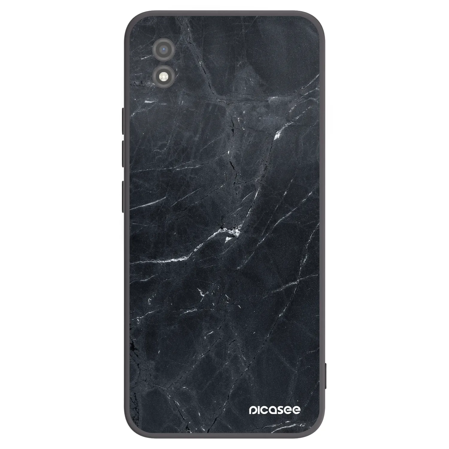 Picasee silikonový černý obal pro Realme C11 (2021) - Black marble