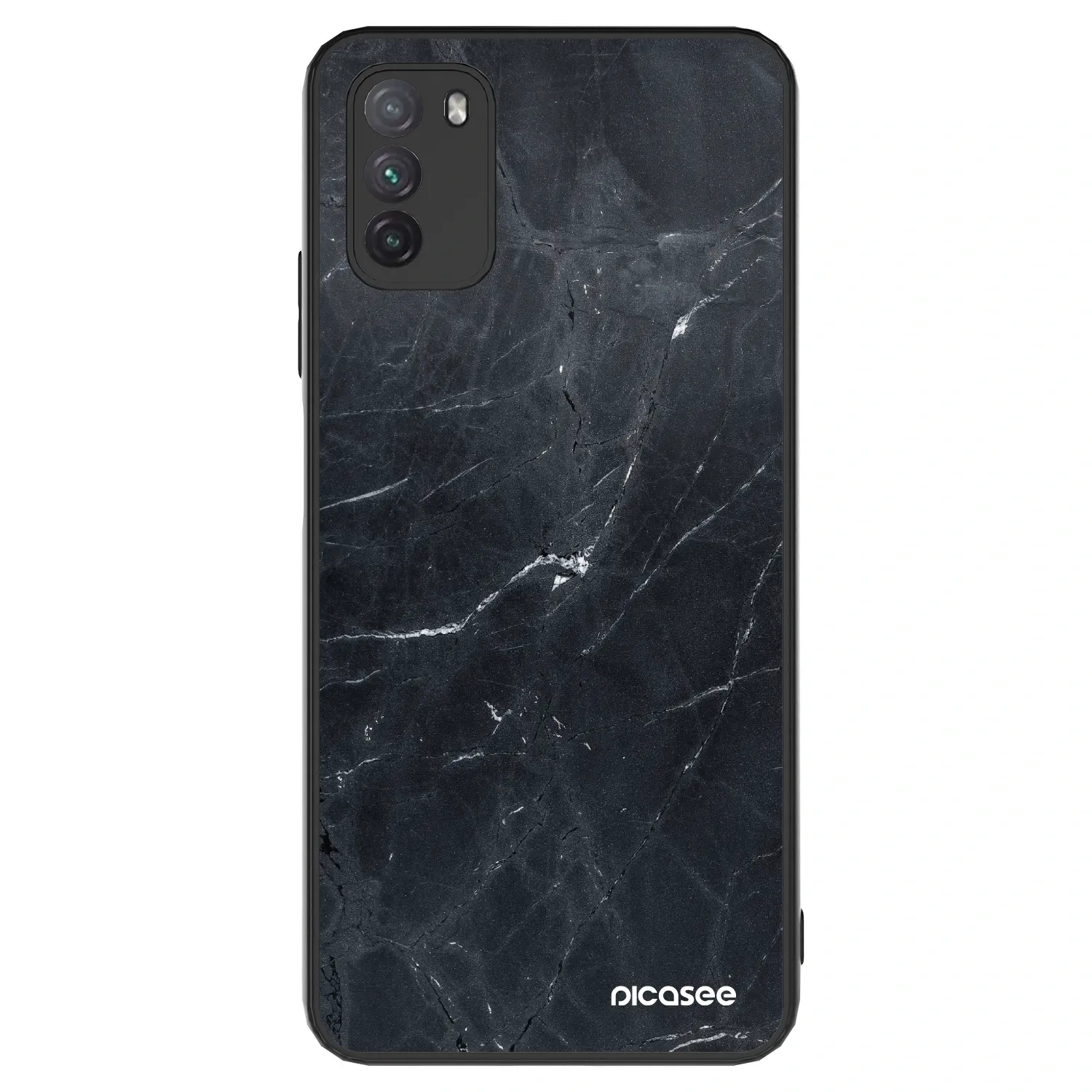 Picasee ULTIMATE CASE pro Xiaomi Poco M3 - Black marble