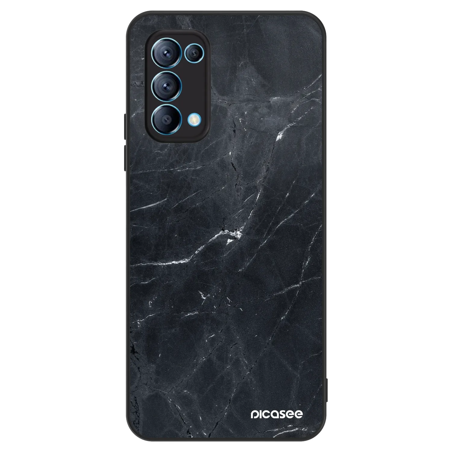 Picasee ULTIMATE CASE pro OPPO Reno 5 5G - Black marble