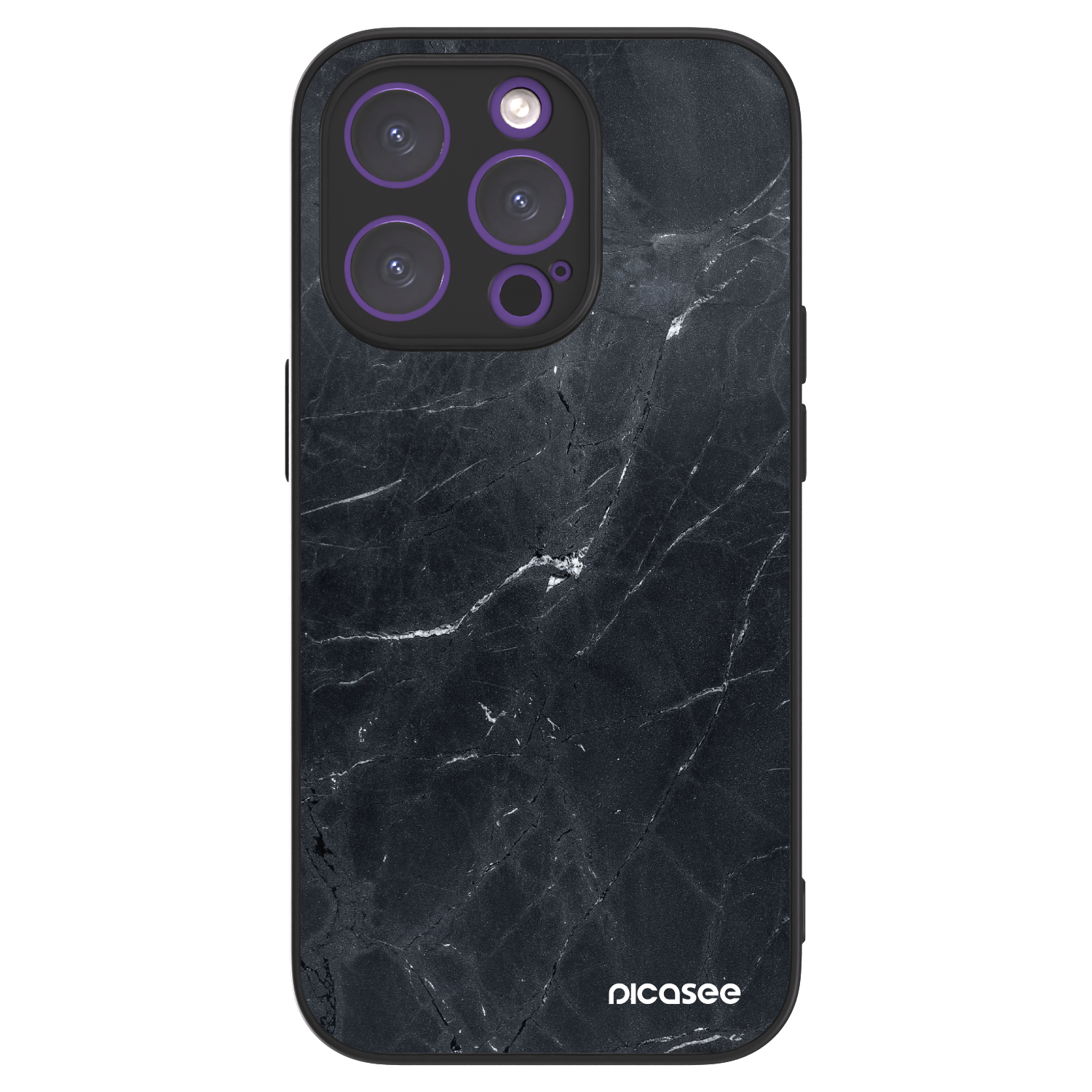 Picasee ULTIMATE CASE pro Apple iPhone 14 Pro - Black marble