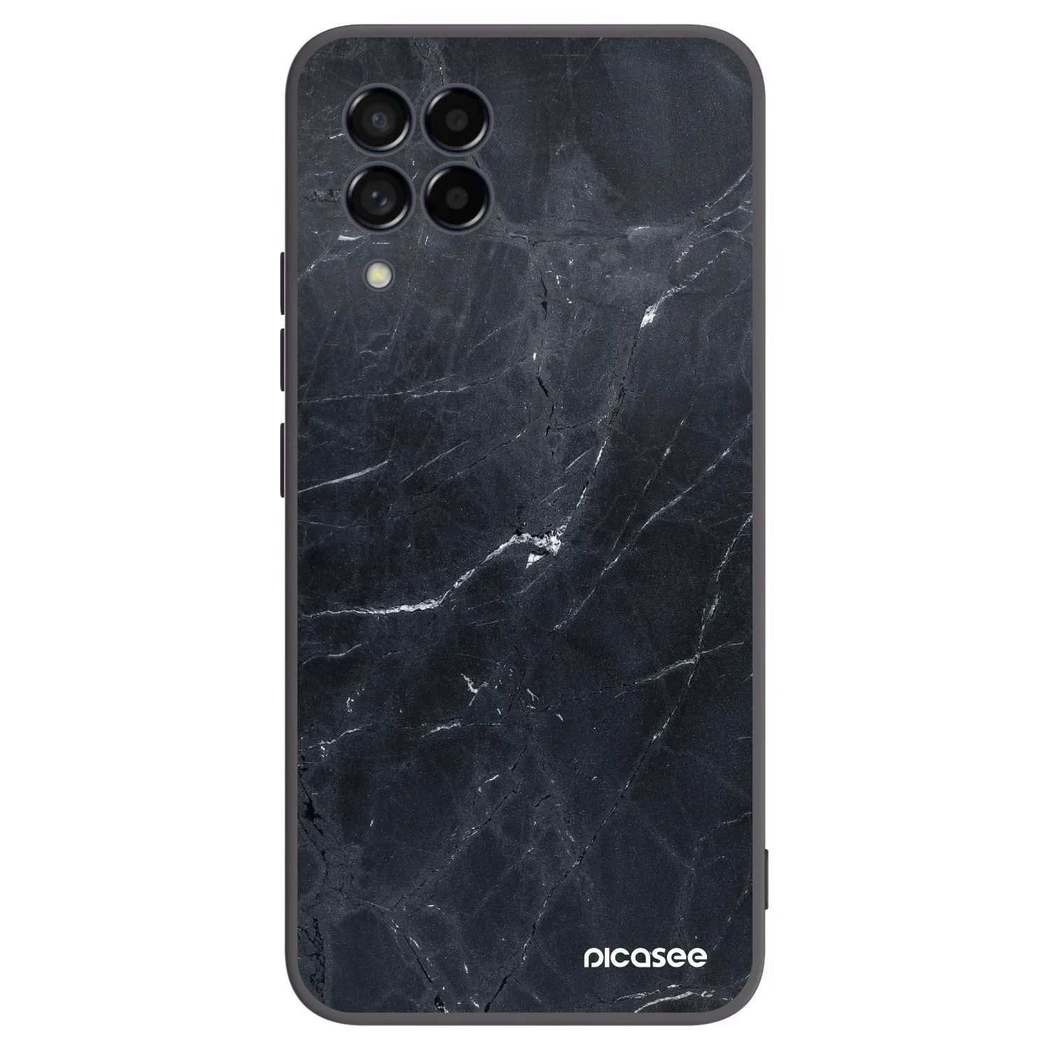 Picasee silikonový černý obal pro Samsung Galaxy M53 5G - Black marble
