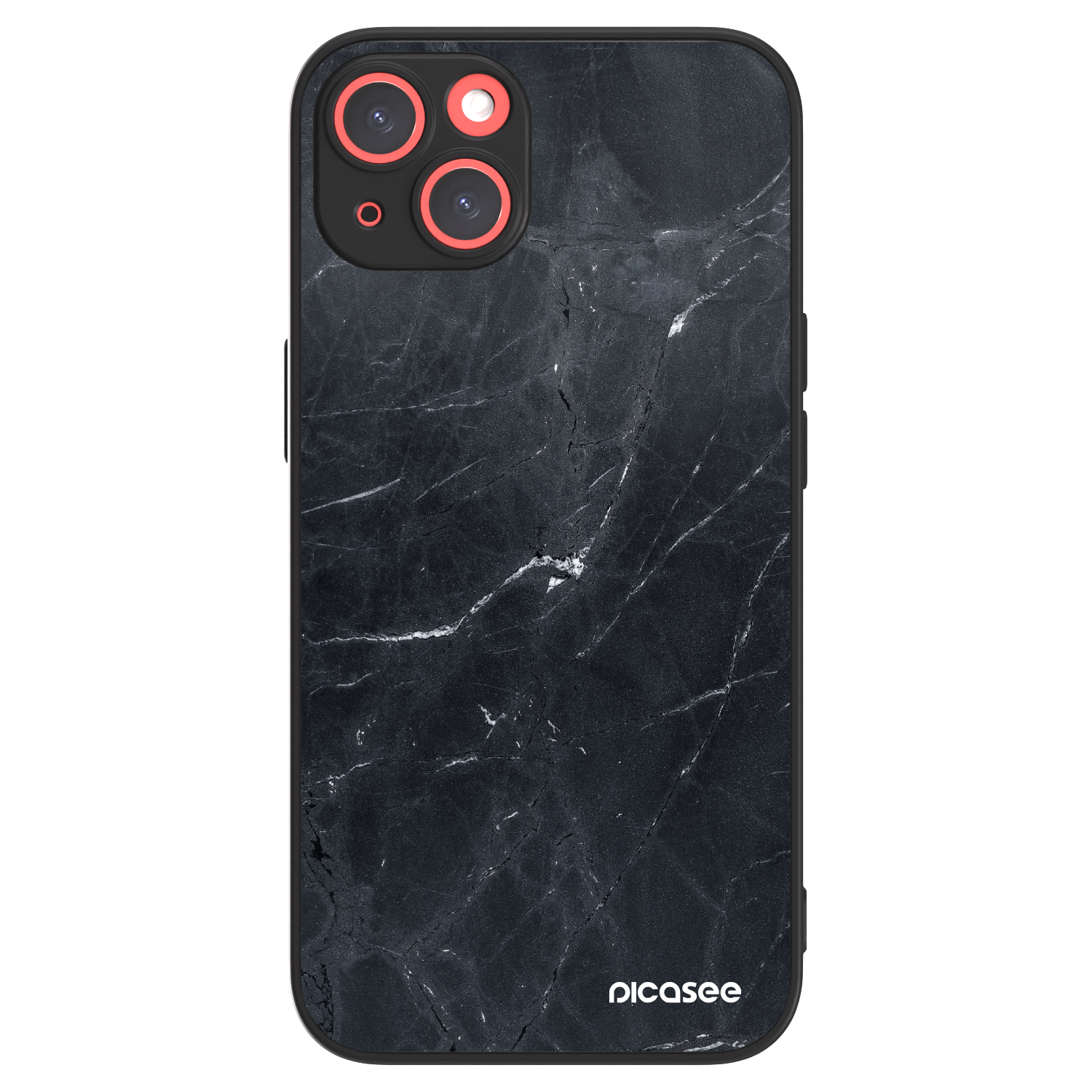 Picasee ULTIMATE CASE MagSafe pro Apple iPhone 13 - Black marble